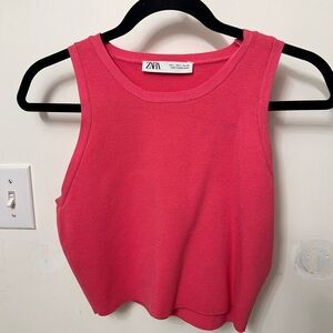 Zara Pink Crop Top
